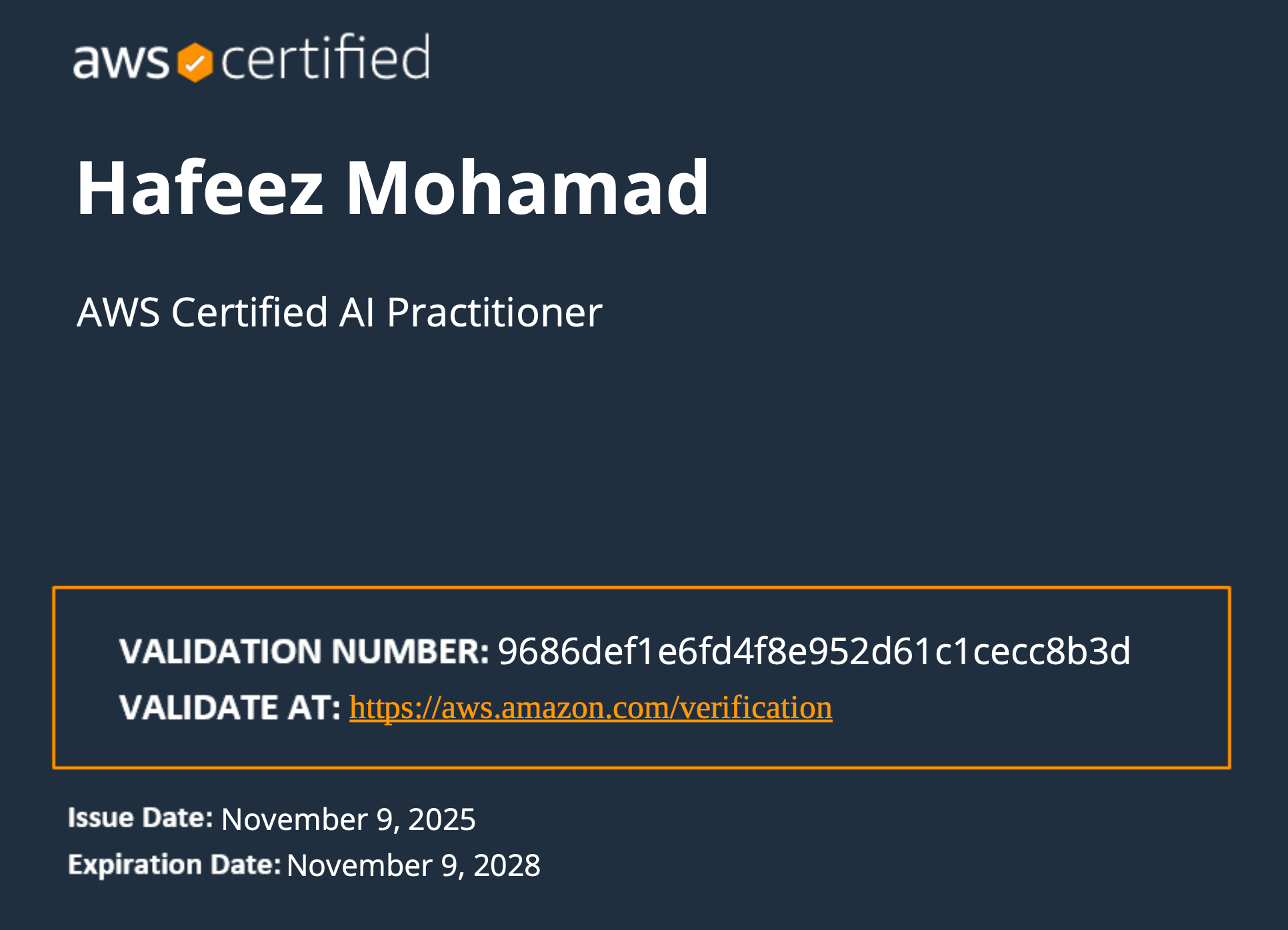 AWS Certified AI Practitioner